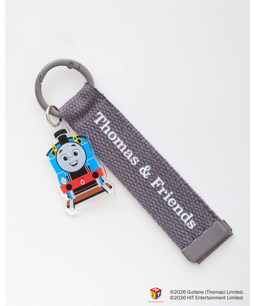 petit main（プティマイン）の「【きかんしゃトーマス】ロゴチャーム（その他小物・キッズ・グリーン/チャコール/サックスブルー/オフホワイト・F）」の2枚目の写真