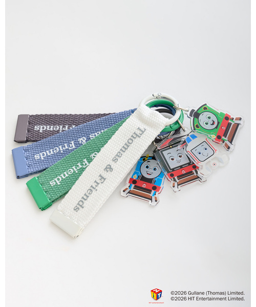 petit main（プティマイン）の「【きかんしゃトーマス】ロゴチャーム（その他小物・キッズ・グリーン/チャコール/サックスブルー/オフホワイト・F）」の8枚目の写真