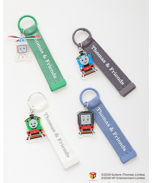 petit main（プティマイン）の「【きかんしゃトーマス】ロゴチャーム（その他小物・キッズ・グリーン/チャコール/サックスブルー/オフホワイト・F）」の9枚目の写真