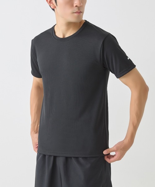 adidas(アディダス)の「adidas/アディダス クルーネックTシャツ 吸汗速乾 メッシュ(Tシャツ/カットソー・メンズ・ホワイト/ブラック/チャコールグレー・MEDIUM/LARGE)」の4枚目の写真
