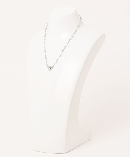 ROPE' PICNIC(ロペピクニック)の「マグネットハートボールドチェーンネックレス/2WAY(ネックレス・レディース・シルバー/ゴールド・FREE)」の3枚目の写真