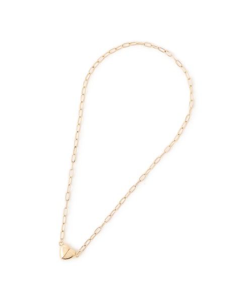 ROPE' PICNIC(ロペピクニック)の「マグネットハートボールドチェーンネックレス/2WAY(ネックレス・レディース・シルバー/ゴールド・FREE)」の7枚目の写真