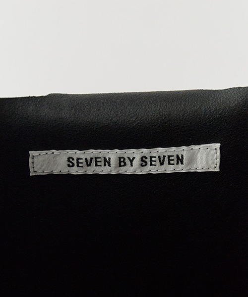 SEVEN BY SEVEN（セブンバイセブン）の「SEVEN BY SEVEN/セブン バイ セブン 本革トートバッグ ハンドバッグ シンプル 無地 秋 秋服 2026年秋冬（トートバッグ・メンズ・ホワイト/ブラック・FREE）」の12枚目の写真