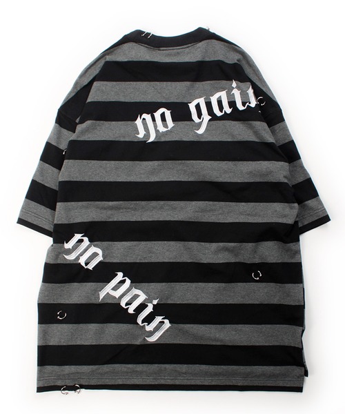 GALFY(ガルフィー)の「【GALFY/ガルフィー】バチバチピアスTee(Tシャツ/カットソー・メンズ・スミクロ/ブラック系その他/ブラック・M/XL/L)」の7枚目の写真