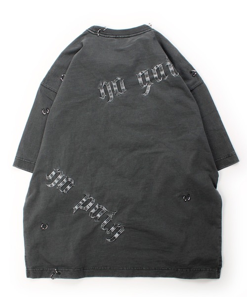 GALFY(ガルフィー)の「【GALFY/ガルフィー】バチバチピアスTee(Tシャツ/カットソー・メンズ・スミクロ/ブラック系その他/ブラック・M/XL/L)」の9枚目の写真