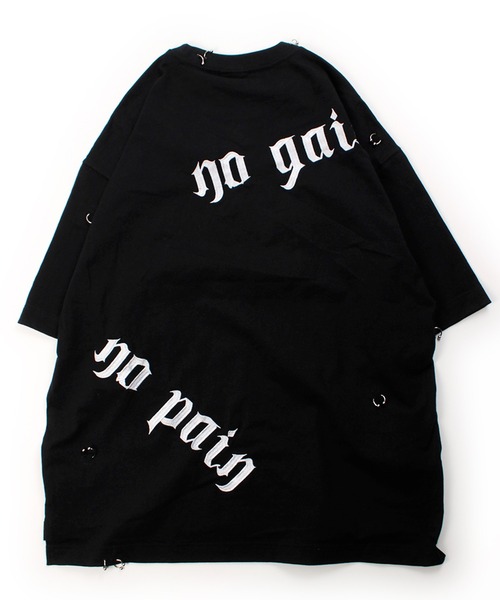 GALFY(ガルフィー)の「【GALFY/ガルフィー】バチバチピアスTee(Tシャツ/カットソー・メンズ・スミクロ/ブラック系その他/ブラック・M/XL/L)」の5枚目の写真