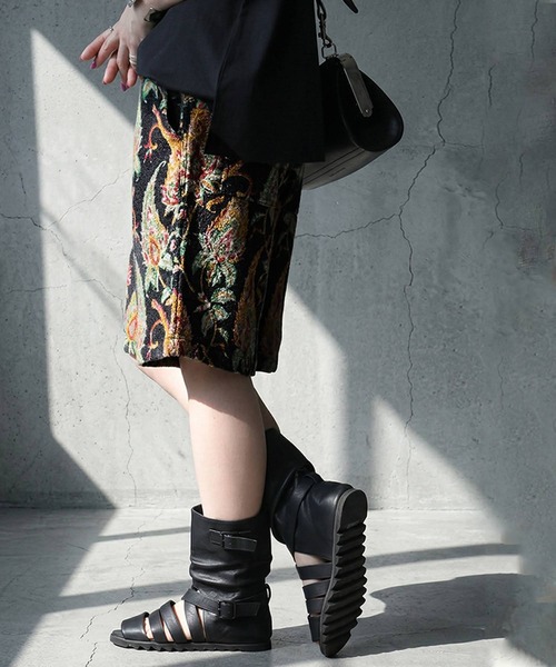 antiqua(アンティカ)の「花柄 ハーフパンツ(その他パンツ・レディース・ホワイト/ブラック・ONESIZE)」の13枚目の写真