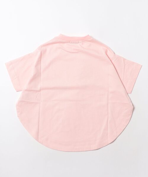 unica（ユニカ）の「フラワーアートサークルTシャツ（Tシャツ/カットソー・キッズ・ピンク/ブラック/オフホワイト・S/M/L/XL）」の4枚目の写真
