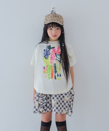 unica（ユニカ）の「フラワーアートサークルTシャツ（Tシャツ/カットソー）」