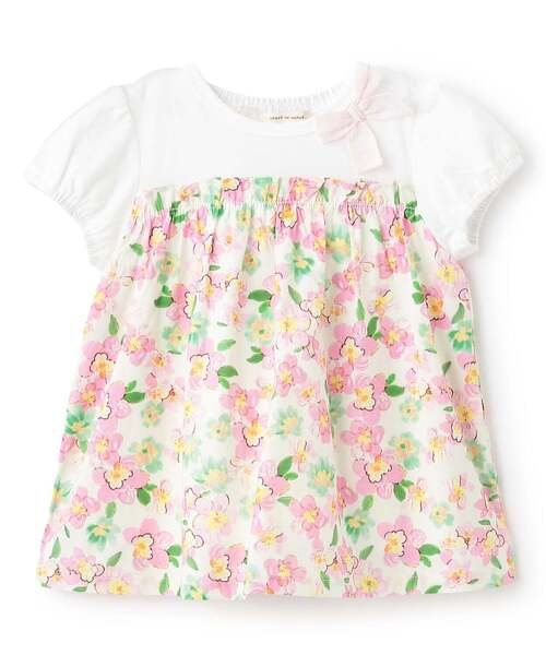 seventen フラワーチュニック 再入荷】フラワーシフォンチュニック - seventen