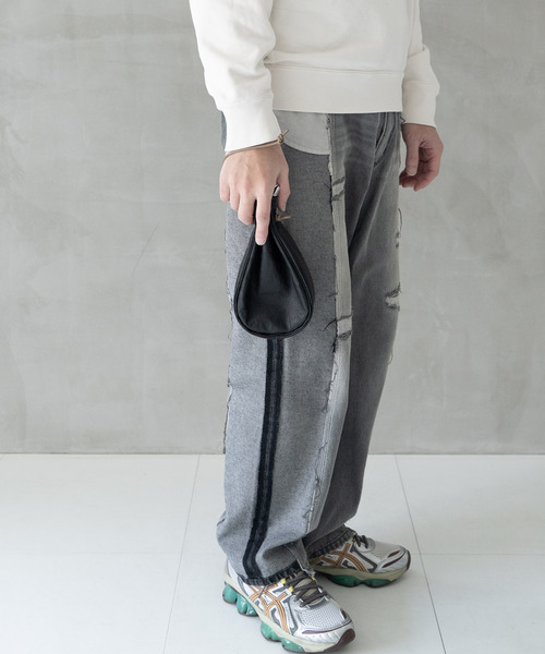 Senti(センティ)の「SENTI センティ / Dyneema Leather MEDICINE BAG M / 超軽量ダイニーマレザー メディスンバッグ M / 3039(ショルダーバッグ・メンズ・ブラック系その他/ブラック・FREE)」の5枚目の写真
