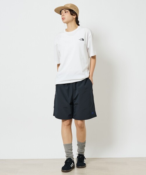 THE NORTH FACE（ザノースフェイス）の「【THE NORTH FACE/ザ・ノース・フェイス】ショートスリーブバンダナスクエアロゴティー/NT32446/ユニセックス【WEB限定】（Tシャツ/カットソー・メンズ・ネイビー/ホワイト/グレー/ブラック・M/XL/L）」の6枚目の写真