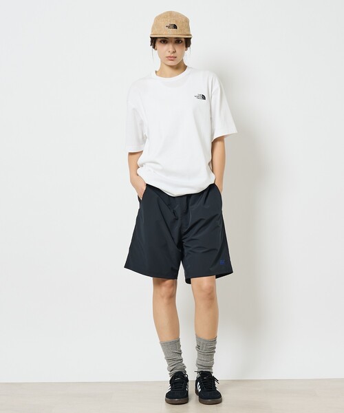 THE NORTH FACE（ザノースフェイス）の「【THE NORTH FACE/ザ・ノース・フェイス】ショートスリーブバンダナスクエアロゴティー/NT32446/ユニセックス【WEB限定】（Tシャツ/カットソー・メンズ・ネイビー/ホワイト/グレー/ブラック・M/XL/L）」の5枚目の写真