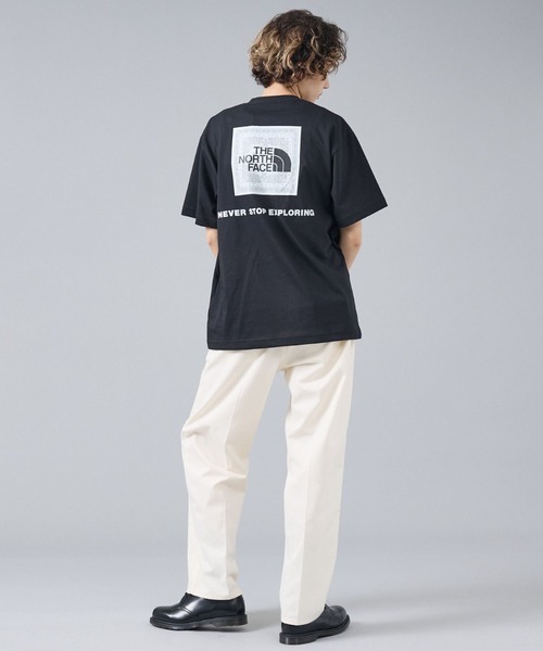 THE NORTH FACE（ザノースフェイス）の「【THE NORTH FACE/ザ・ノース・フェイス】ショートスリーブバンダナスクエアロゴティー/NT32446/ユニセックス【WEB限定】（Tシャツ/カットソー・メンズ・ネイビー/ホワイト/グレー/ブラック・M/XL/L）」の12枚目の写真