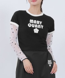MARY QUANT（マリークワント）の「コンパクトリンガー Tシャツ（Tシャツ/カットソー）」