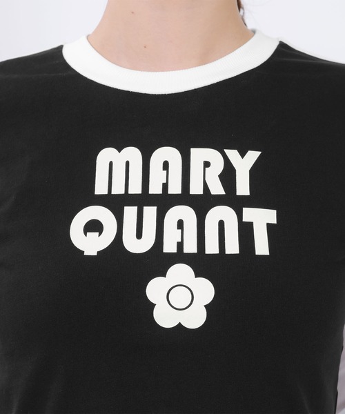 MARY QUANT（マリークワント）の「コンパクトリンガー Tシャツ（Tシャツ/カットソー・レディース・ブラック/ブルーグレー/ホワイト・M）」の21枚目の写真