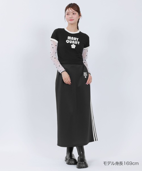 MARY QUANT（マリークワント）の「コンパクトリンガー Tシャツ（Tシャツ/カットソー・レディース・ブラック/ブルーグレー/ホワイト・M）」の22枚目の写真