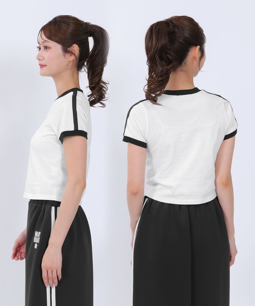 MARY QUANT（マリークワント）の「コンパクトリンガー Tシャツ（Tシャツ/カットソー・レディース・ブラック/ブルーグレー/ホワイト・M）」の14枚目の写真