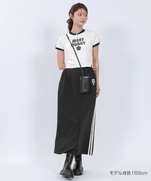 MARY QUANT（マリークワント）の「コンパクトリンガー Tシャツ（Tシャツ/カットソー・レディース・ブラック/ブルーグレー/ホワイト・M）」の18枚目の写真