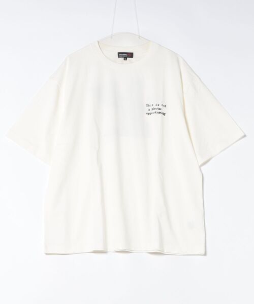 BRANDALISED（ブランダライズド）の「BRANDALISED / AIM-BR26SU02（Tシャツ/カットソー・メンズ・アイボリー/ブラック・M/XL/L）」の3枚目の写真