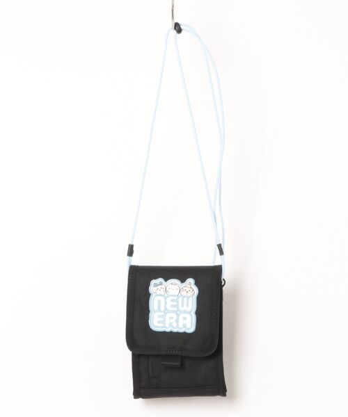 NEW ERA(ニューエラ)の「【NEW ERA/ニューエラ】スクエアネックポーチ 0.3L ちいかわ / ちいかわ・ハチワレ・うさぎ ブラック(ショルダーバッグ・レディース・ブラック・FREE)」の1枚目の写真