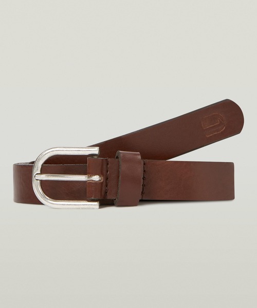 G-STAR(ジースター)の「Thin Belt/レザーナローベルト(ベルト・メンズ・ブラック/ブラウン・80/90/100)」の1枚目の写真