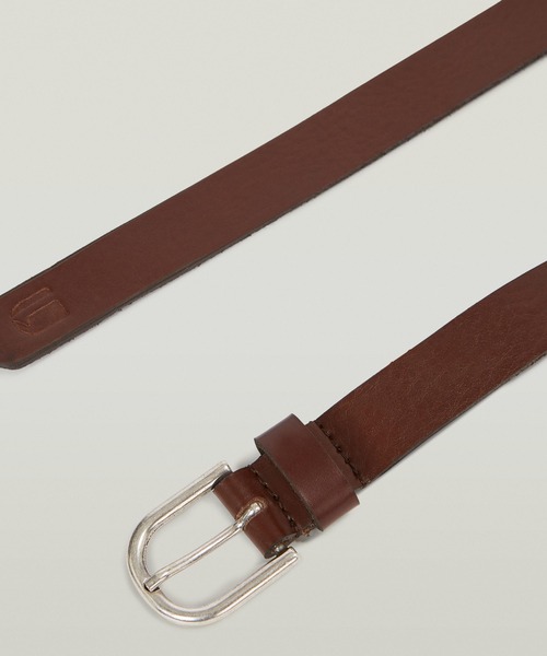 G-STAR(ジースター)の「Thin Belt/レザーナローベルト(ベルト・メンズ・ブラック/ブラウン・80/90/100)」の4枚目の写真
