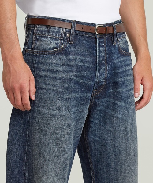 G-STAR(ジースター)の「Thin Belt/レザーナローベルト(ベルト・メンズ・ブラック/ブラウン・80/90/100)」の3枚目の写真