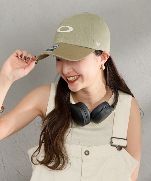 OAKLEY（オークリー）の「[OAKLEY/オークリー] REMIX DAD ブランド刺繍ロゴ 47キャップ（キャップ・メンズ・ブルー/ブラック/ベージュ/ライトグレー・ONE SIZE）」の3枚目の写真