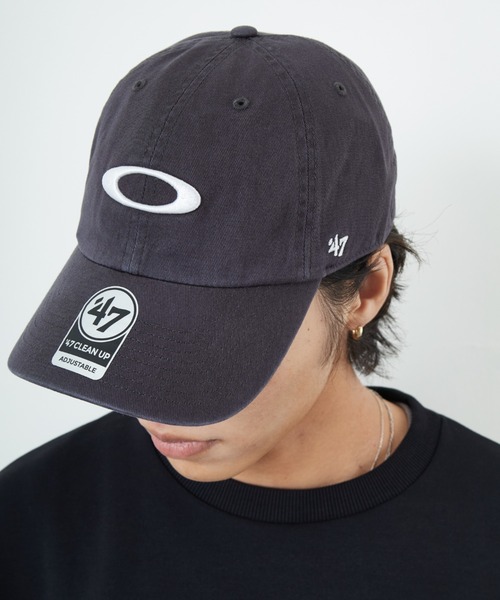 OAKLEY（オークリー）の「[OAKLEY/オークリー] REMIX DAD ブランド刺繍ロゴ 47キャップ（キャップ・メンズ・ブルー/ブラック/ベージュ/ライトグレー・ONE SIZE）」の8枚目の写真