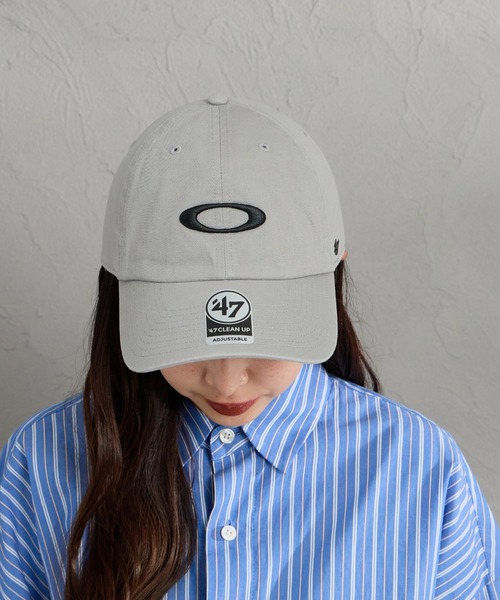 OAKLEY（オークリー）の「[OAKLEY/オークリー] REMIX DAD ブランド刺繍ロゴ 47キャップ（キャップ・メンズ・ブルー/ブラック/ベージュ/ライトグレー・ONE SIZE）」の15枚目の写真