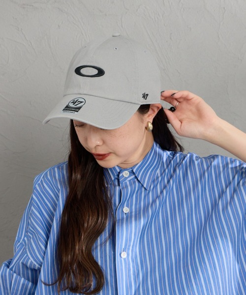 OAKLEY（オークリー）の「[OAKLEY/オークリー] REMIX DAD ブランド刺繍ロゴ 47キャップ（キャップ・メンズ・ブルー/ブラック/ベージュ/ライトグレー・ONE SIZE）」の12枚目の写真
