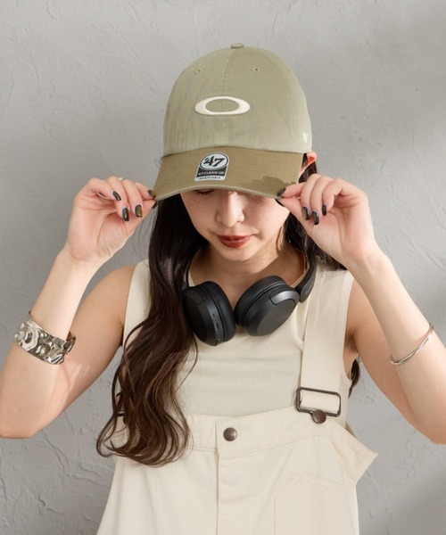 OAKLEY（オークリー）の「[OAKLEY/オークリー] REMIX DAD ブランド刺繍ロゴ 47キャップ（キャップ・メンズ・ブルー/ブラック/ベージュ/ライトグレー・ONE SIZE）」の19枚目の写真