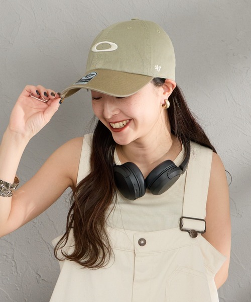 OAKLEY（オークリー）の「[OAKLEY/オークリー] REMIX DAD ブランド刺繍ロゴ 47キャップ（キャップ・メンズ・ブルー/ブラック/ベージュ/ライトグレー・ONE SIZE）」の18枚目の写真