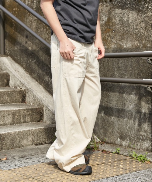 NO NEED(ノーニード)の「セーラーパンツ(デニムパンツ・メンズ・ネイビー/オフホワイト/ブルー・M/L/LL)」の12枚目の写真