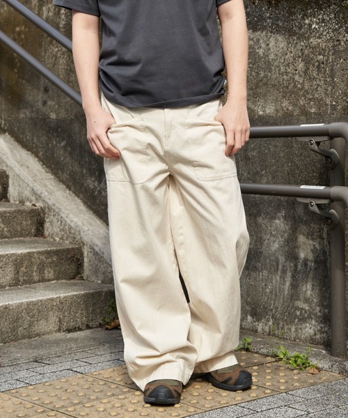 NO NEED(ノーニード)の「セーラーパンツ(デニムパンツ・メンズ・ネイビー/オフホワイト/ブルー・M/L/LL)」の8枚目の写真