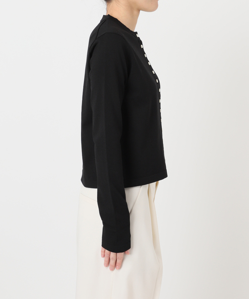 Noble（ノーブル）の「18G CO/PL クルーカーディガン（カーディガン/ボレロ・レディース・ブラウン/ブラック/ブルー/その他4・FREE）」の18枚目の写真