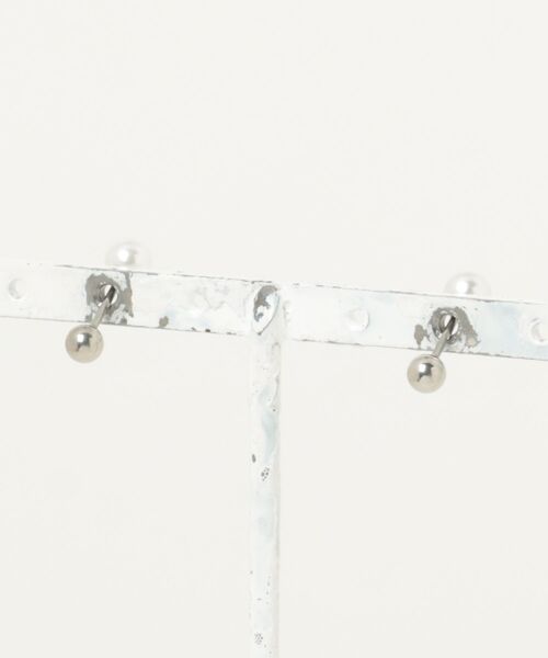 ARCHIVER(アーカイバ)の「【Bz】【456818】2WAYパールピアス(RZ)(ピアス(両耳用)・メンズ・ホワイト・L/M/S)」の7枚目の写真