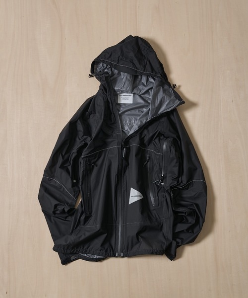 and wander/アンドワンダー】3L UL rain jacket（ナイロンジャケット