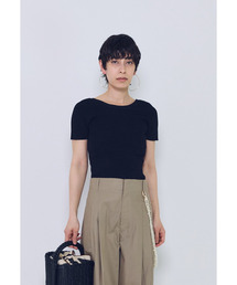 セール】【INSCRIRE/アンスクリア】WELLNESSフロッキーTシャツ（T