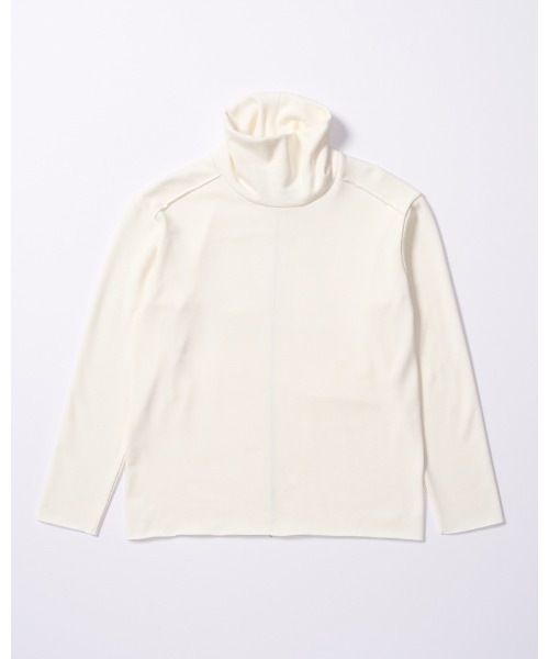 wjk（ダヴルジェイケイ）の「back boa cut-off highneck（Tシャツ/カットソー・メンズ・チャコールグレー/ブラック/ホワイト・LARGE/MEDIUM/SMALL/X-LARGE）」の5枚目の写真
