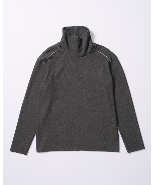 wjk（ダヴルジェイケイ）の「back boa cut-off highneck（Tシャツ/カットソー・メンズ・チャコールグレー/ブラック/ホワイト・LARGE/MEDIUM/SMALL/X-LARGE）」の10枚目の写真