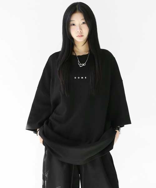 minsobi（ミンソビ）の「インパクトグラフィティ ビッグシルエット半袖T ユニセックス（Tシャツ/カットソー・メンズ・ライトグレー/ブラック・FREE）」の15枚目の写真