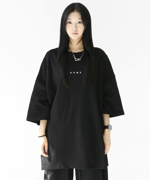 minsobi（ミンソビ）の「インパクトグラフィティ ビッグシルエット半袖T ユニセックス（Tシャツ/カットソー・メンズ・ライトグレー/ブラック・FREE）」の21枚目の写真