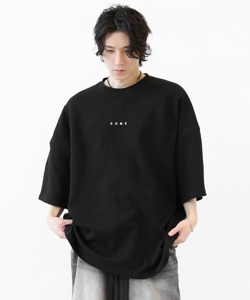 minsobi（ミンソビ）の「インパクトグラフィティ ビッグシルエット半袖T ユニセックス（Tシャツ/カットソー・メンズ・ライトグレー/ブラック・FREE）」の4枚目の写真