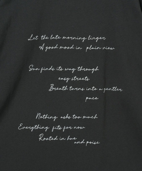 LEPSIM(レプシィム)の「アソートロゴプリントTSS 668866(Tシャツ/カットソー・レディース・オフホワイト/チャコールグレー・FREE)」の14枚目の写真