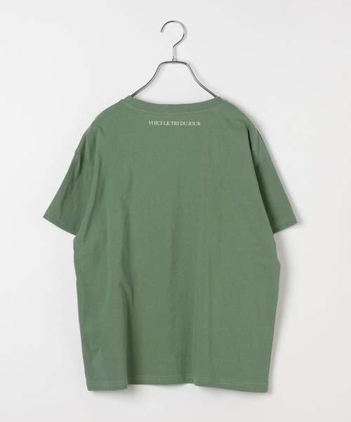 LEPSIM(レプシィム)の「アソートロゴプリントTSS 668866(Tシャツ/カットソー・レディース・オフホワイト/チャコールグレー・FREE)」の15枚目の写真