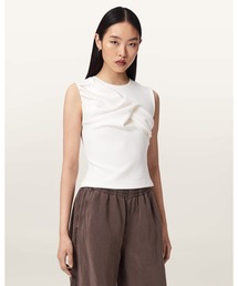 NELLA SLIM FIT SLEEVELESS TANK TOP | NELLA スリム フィット ノースリーブ タンクトップ
