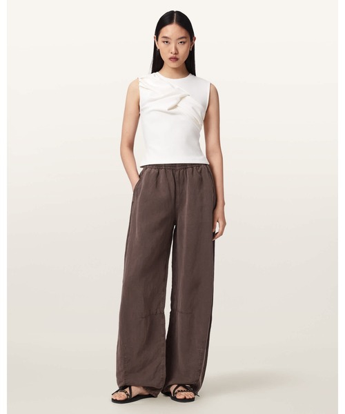 ALLSAINTS(オールセインツ)の「NELLA SLIM FIT SLEEVELESS TANK TOP | NELLA スリム フィット ノースリーブ タンクトップ(タンクトップ・レディース・ホワイト系その他・XS/S/M/L)」の5枚目の写真