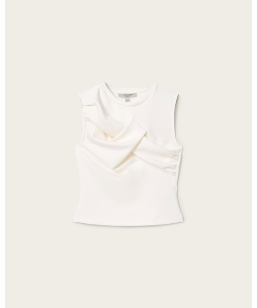 ALLSAINTS(オールセインツ)の「NELLA SLIM FIT SLEEVELESS TANK TOP | NELLA スリム フィット ノースリーブ タンクトップ(タンクトップ・レディース・ホワイト系その他・XS/S/M/L)」の8枚目の写真